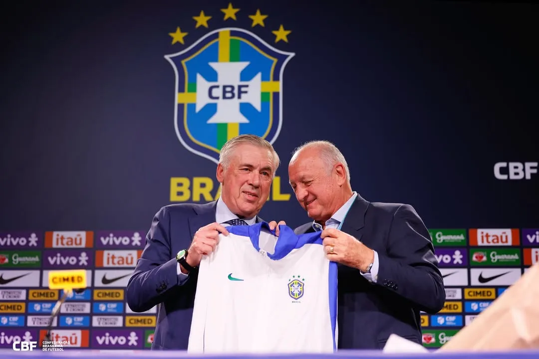 Carlo Ancelotti e Felipe Scolari.