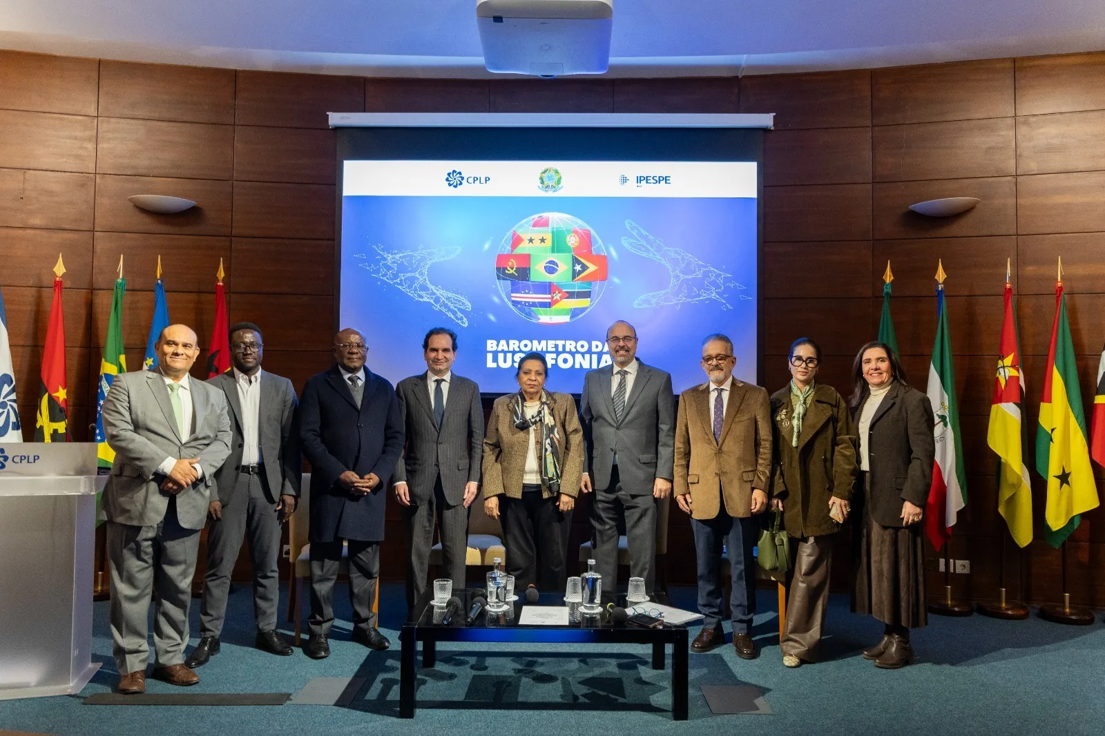 Apresentação do Barômetro da Lusofonia aconteceu nessa quarta-feira, em Lisboa. Crédito: Divulgação CPLP