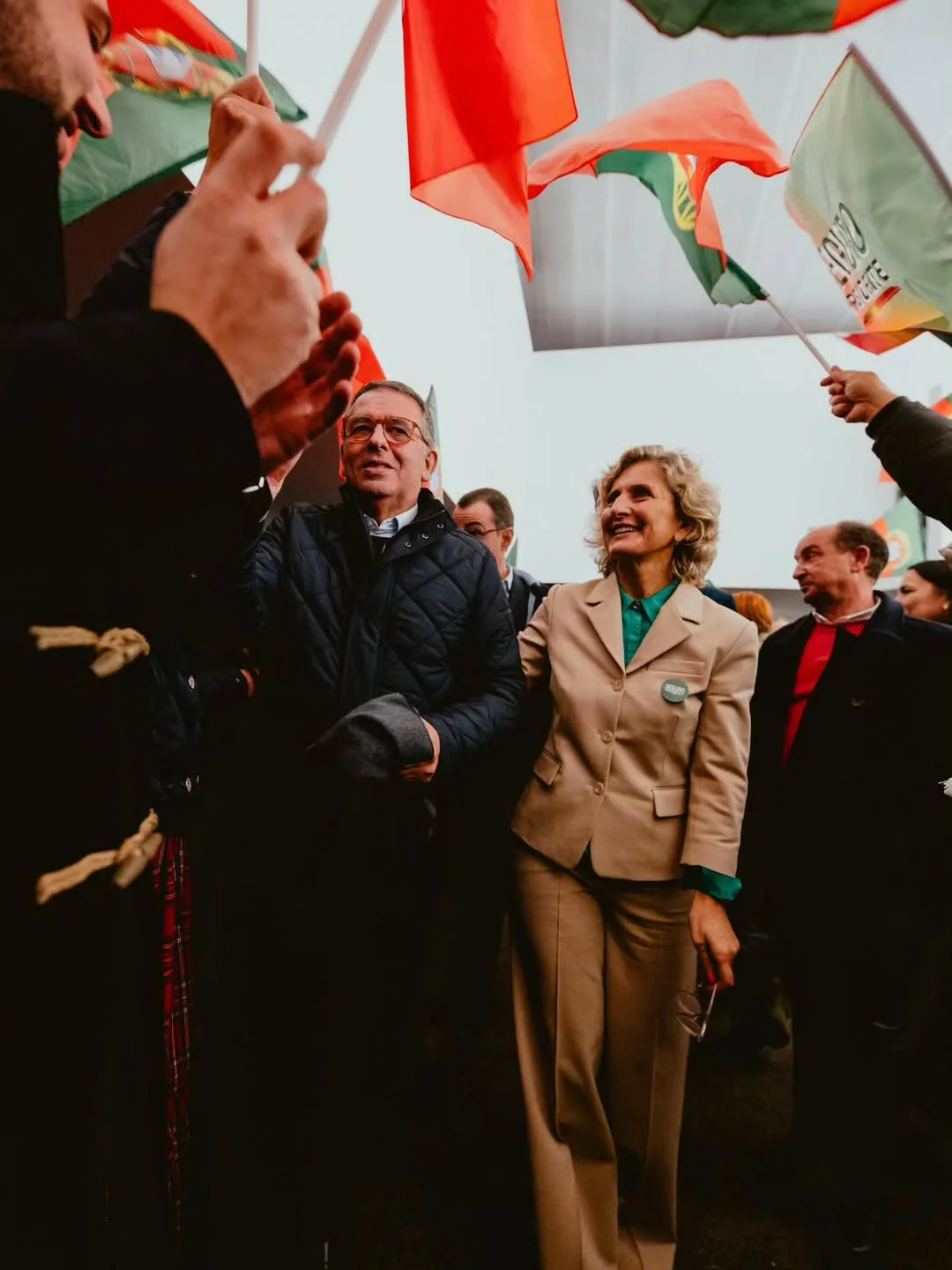 António José Seguro e a primeira dama Margarida Maldonado Freitas. Crédito: Reprodução Instagram